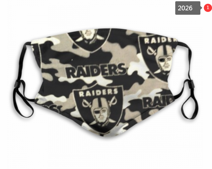 NFL Oakland Raiders #32 Dust mask with filter